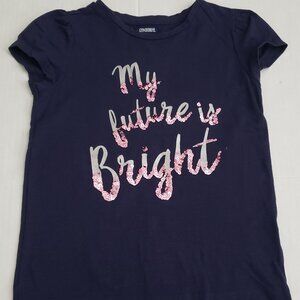 Gymboree Girls Navy Sequin Shirt